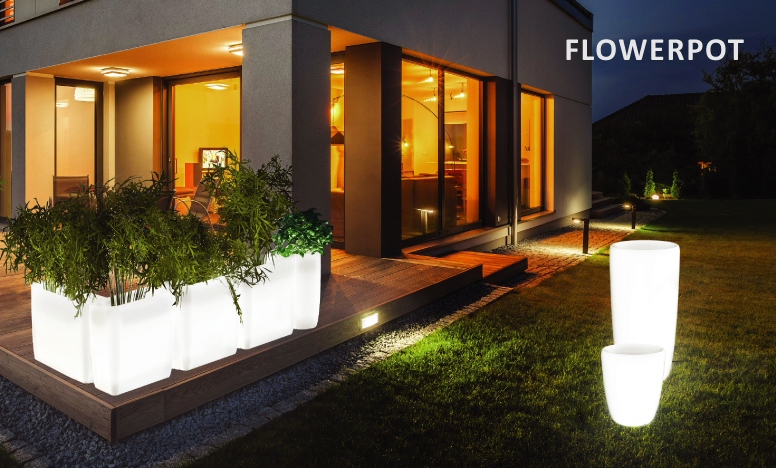 Pastatomas lauko šviestuvas FLOWERPOT M